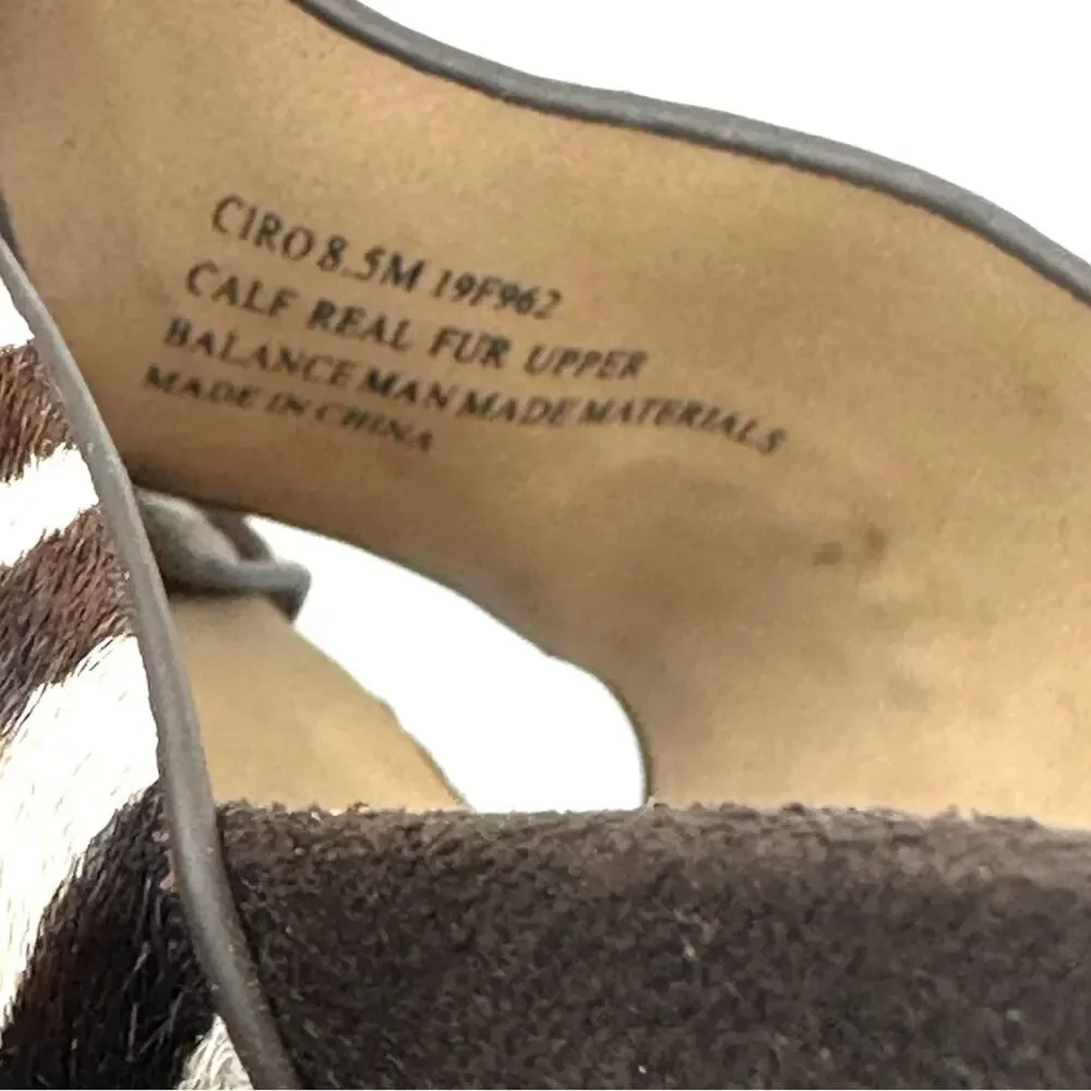 NAKED FEET CIRO in WHITE women's Heeled Sandals - SIZE 8.5